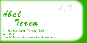 abel terem business card